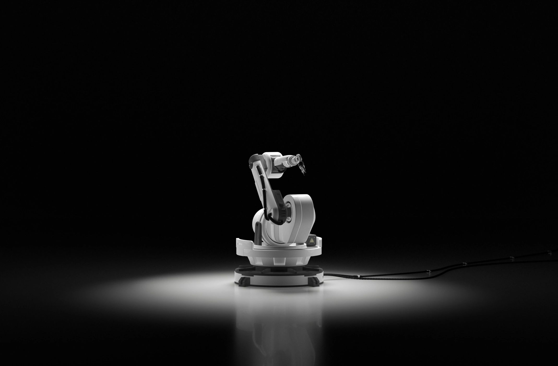 Industrial automation robot used in technical training